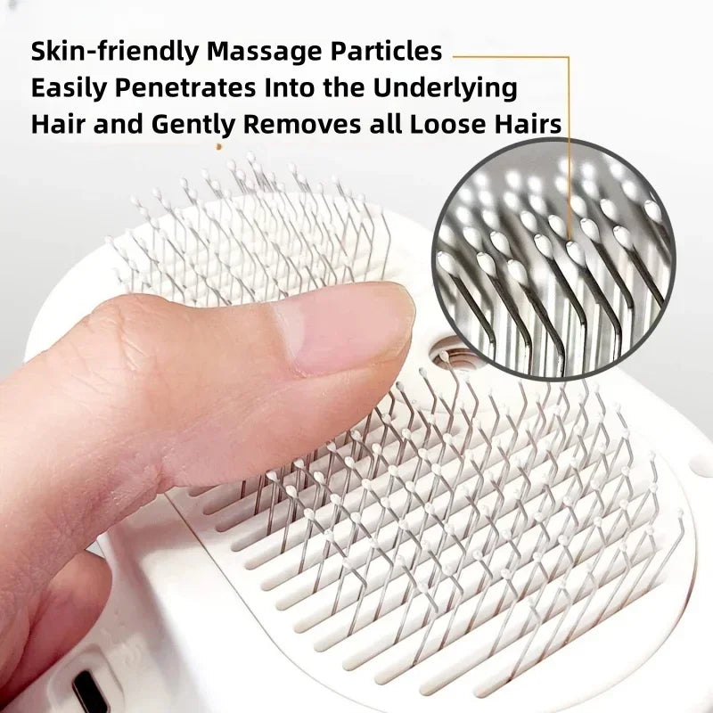 Pet Spray Grooming Comb: Steam-Powered Cleaning & Grooming Solution
