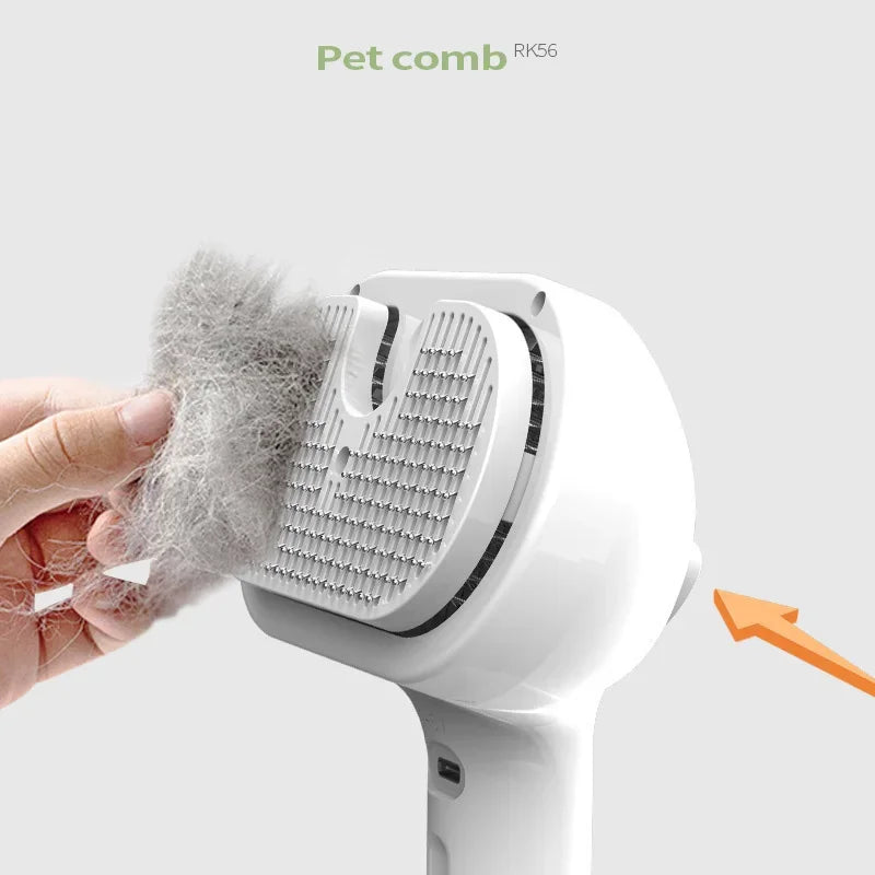 Pet Spray Grooming Comb: Steam-Powered Cleaning & Grooming Solution