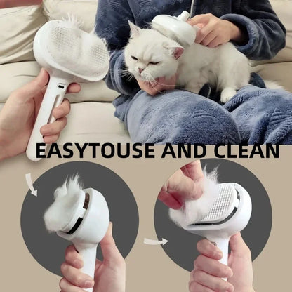 Pet Spray Grooming Comb: Steam-Powered Cleaning & Grooming Solution